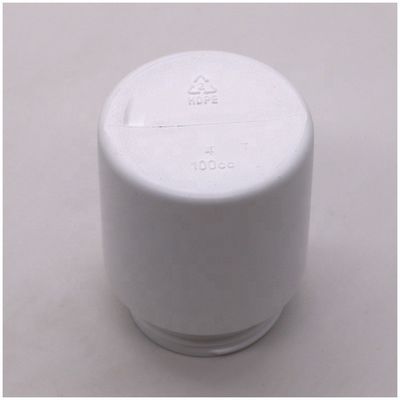 100ml HDPE Plastic Medicine Bottle Straight Round Jar for Capsule Tablets Holder