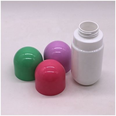 250ML/8OZ PET Bright Capsule Shape Food-Grade Plastic Bottle with Screw Cap and Heat Seal