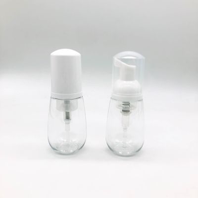 Foaming Pump 40mL PET Mini Bottle for Lotion and Customized Logo Drop Cleanser