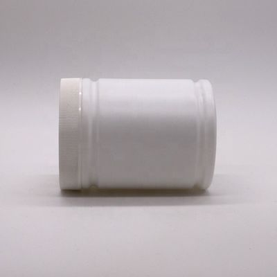 500ml HDPE Plastic Powder Container with Customized Cylinder Shape Label Sticker Design