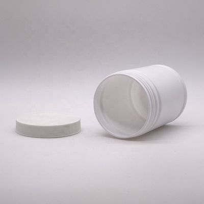 500ml HDPE Plastic Powder Container with Customized Cylinder Shape Label Sticker Design