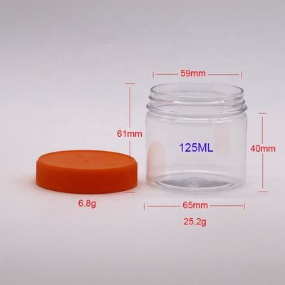 Convenient Wide-Mouth PET Plastic Containers for Storing Slime and Beauty Products