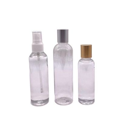 Screen Printing 120mL PET Bottle Plastic Spray Bottles Alcohol Container Custom Color