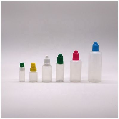Childproof Cap Squeezable Eye Liquid Essential Oil Squeeze Bottle 5ml/10ml/15ml/20ml