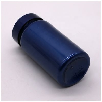 150ML PET Gold Plated Screw Cap Plastic Supplement Container Bottle for Promotion