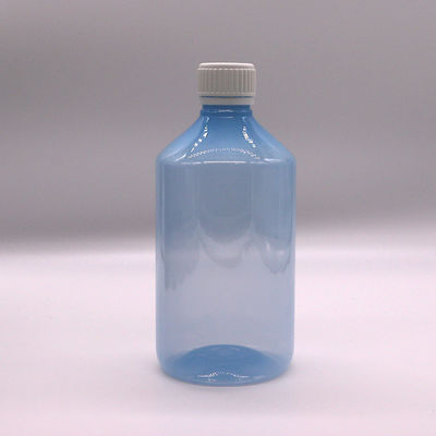 Liquid Medicine 1000ml Dark Brown Translucent PET Plastic Bottle with Tamper Proof Cap
