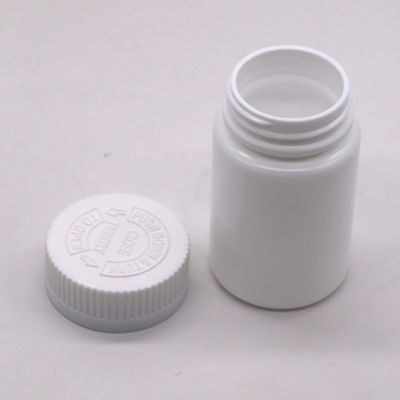 CRC Cap 80CC White Plastic Bottle for Pill Capsule Medicine Tablet Fish Oil