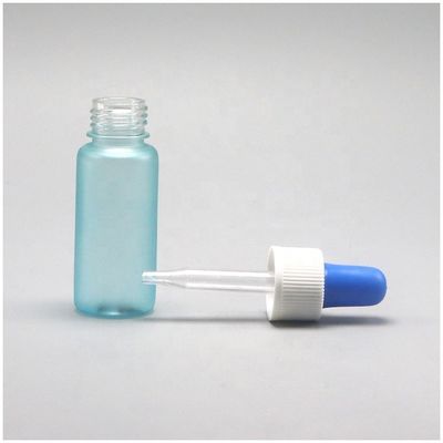15ml Round Shape Customization PET Dropper Bottles for Liquid Dispenser Sample Holder