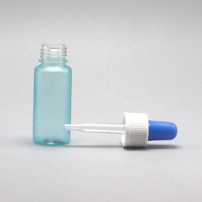 15ml Round Shape Customization PET Dropper Bottles for Liquid Dispenser Sample Holder