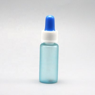 15ml Round Shape Customization PET Dropper Bottles for Liquid Dispenser Sample Holder