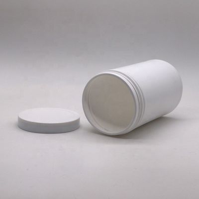 600mL 20oz PET Empty HDPE Straight Round Plastic Powder Medicine Containers with Screw Cap