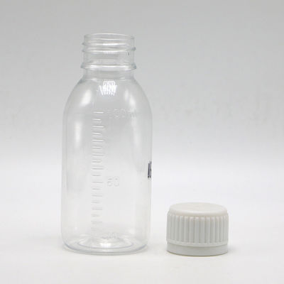 100ml Round Maple Cough Syrup Liquid Bottle with Screw Cap and Heat Seal Free Samples