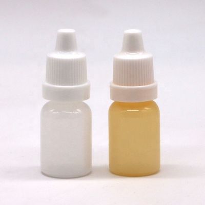 10mL LDPE Plastic Empty Squeezable Dropper Bottles with Customized Colors and Caps