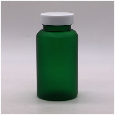 Aluminum Cap 100/120/150ML PET Wide Mouth Plastic Jar for Pill Capsule Medicine