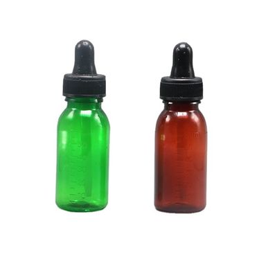 Medical Reagent 60ml PET Plastic Essential Oil Bottle with Sterile Design and Custom Logo