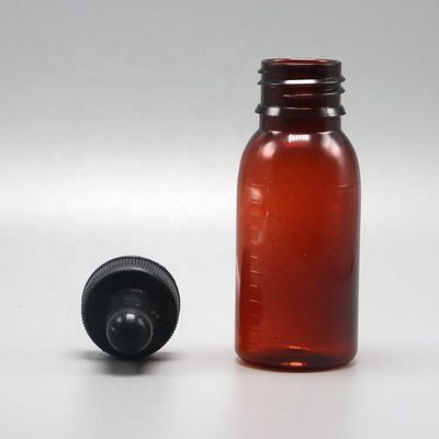 Medical Reagent 60ml PET Plastic Essential Oil Bottle with Sterile Design and Custom Logo
