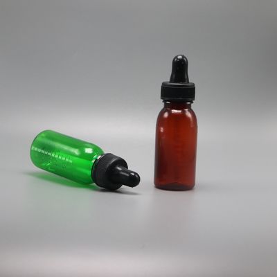 Medical Reagent 60ml PET Plastic Essential Oil Bottle with Sterile Design and Custom Logo