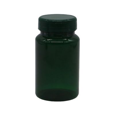 150ML PET capsule pill tablet leakproof bottle with flip top cap customized and degradable