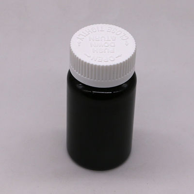 2OZ/60ml/CC Blue Plastic Capsule Bottle with Screw Cap PET Material 32mm Neck Size