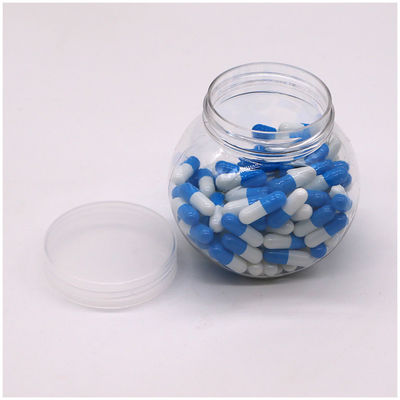 Logo Customized Logo 200ml PET Capsule Food Cans for Nuts and Candy Jar