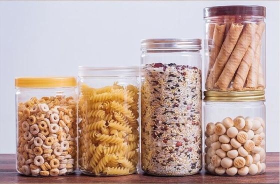 Food Storage 5oz 150cc PET Plastic Mason Jar with PP Screw Cap Sealing Type