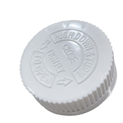 38mm Plastic Child Resistant Cap Screw Lid for Plastic Bottles Affordable