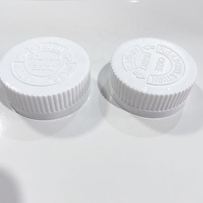 38mm Plastic Child Resistant Cap Screw Lid for Plastic Bottles Affordable