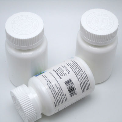 4OZ 120ML HDPE White Black Empty Plastic Medicine Bottle for Pill Vitamin Capsule Made