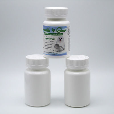 4OZ 120ML HDPE White Black Empty Plastic Medicine Bottle for Pill Vitamin Capsule Made
