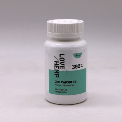 4OZ 120ML HDPE White Black Empty Plastic Medicine Bottle for Pill Vitamin Capsule Made