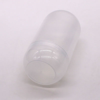 Customized 500ML PP Capsule Shape Plastic Food Storage Jar with Screw Cap