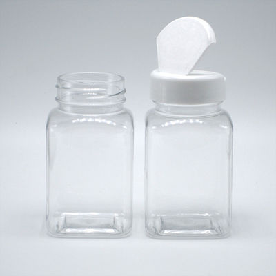 100ML PET Square Jar Pharma's Long-Lasting for Candy Sugar Storage