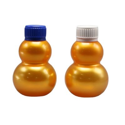 120ML PET Gourd Bottle for Health Products Customizable Color Screw Cap and Free Sample