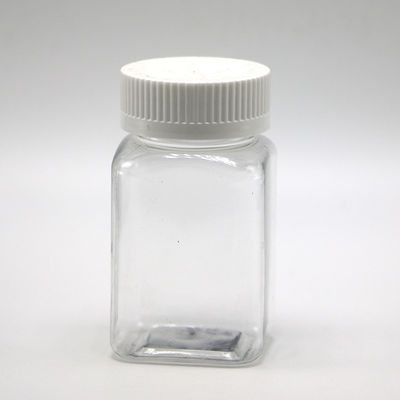 100ML PET Square Jar Pharma's Long-Lasting for Candy Sugar Storage