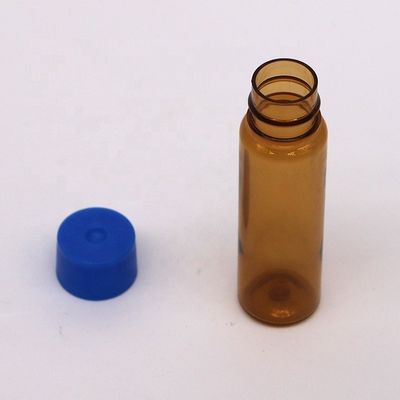 10ML Brown PET Oral Liquid and Medicine Vials with Safety Caps Food-Grade