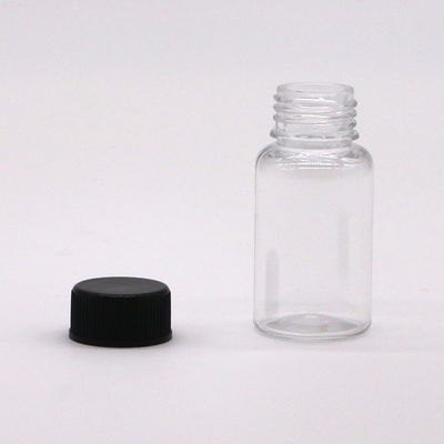 10mL Round Shape PET Plastic Bottle for Medicine Supplement Capsule Storage