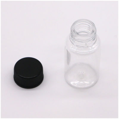10mL Round Shape PET Plastic Bottle for Medicine Supplement Capsule Storage