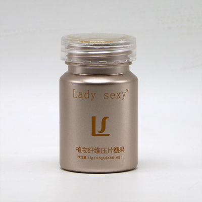 80cc PET Plastic Bottle Customized Color Vitamin Tablet Container with Screw/Twist Lids