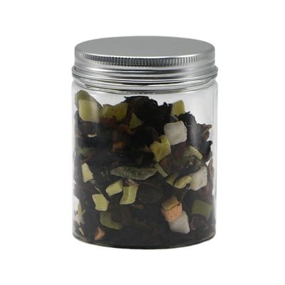 Confectionery Packaging 250ML PET Food Jar with Screw Cap and Aluminium Lid