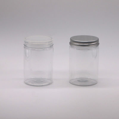 Confectionery Packaging 250ML PET Food Jar with Screw Cap and Aluminium Lid