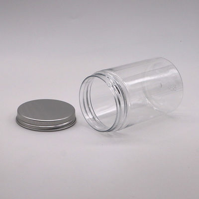 Confectionery Packaging 250ML PET Food Jar with Screw Cap and Aluminium Lid
