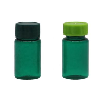 20ML/CC PET Transparent Plastic Liquid Vials with Caps in Custom Color and Round Shape