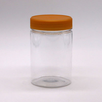 Confectionery Packaging 250ML PET Food Jar with Screw Cap and Aluminium Lid