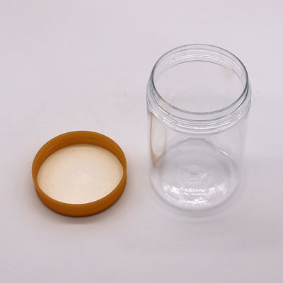 Confectionery Packaging 250ML PET Food Jar with Screw Cap and Aluminium Lid