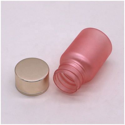 40ML Matte Pink PET Food Grade Delicate Plastic Capsule Pill Bottle for Health Care