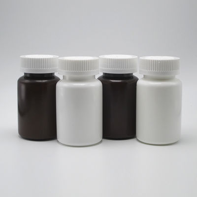 Custom Color 120ML HDPE White Black Empty Plastic Medicine Bottle for Pill Vitamin Capsule
