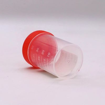 50ml/60ml PP Plastic Stool Collection Cup for Sample Bottle in Laboratory Supplies