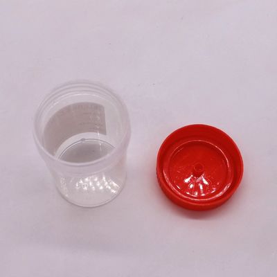50ml/60ml PP Plastic Stool Collection Cup for Sample Bottle in Laboratory Supplies