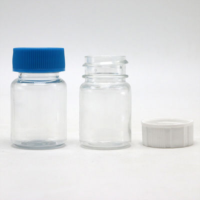 15mL Round Shape PET Plastic Bottle for Medicine Supplement Storage