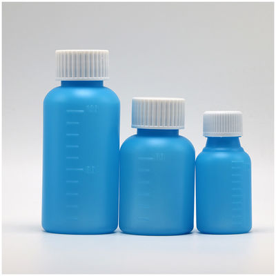100ML PET Amber/Blue Maple Cough Syrup Oral Liquid Bottle with CRC Cap and Heat Seal